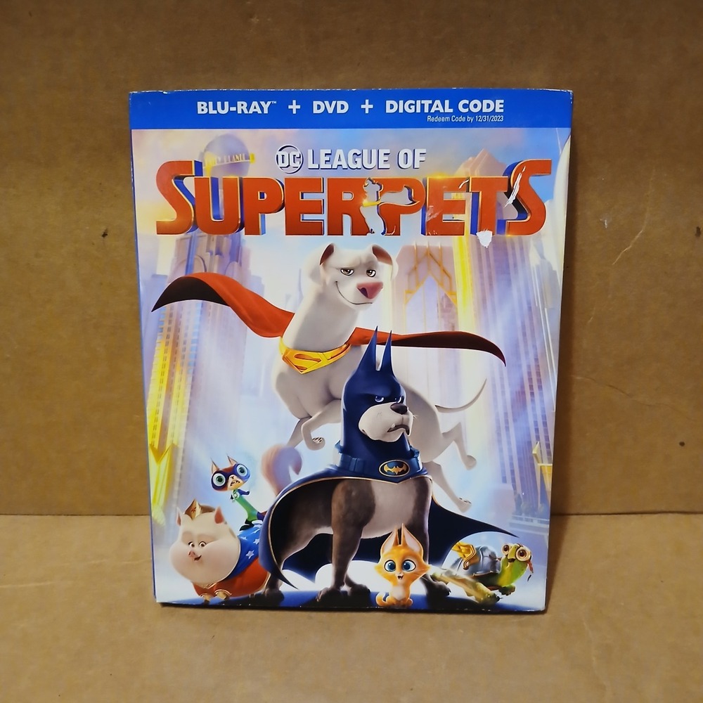 DC League Of Superpets Blu-Ray DVD Digital 2022 Animated Movie NEW SEALED